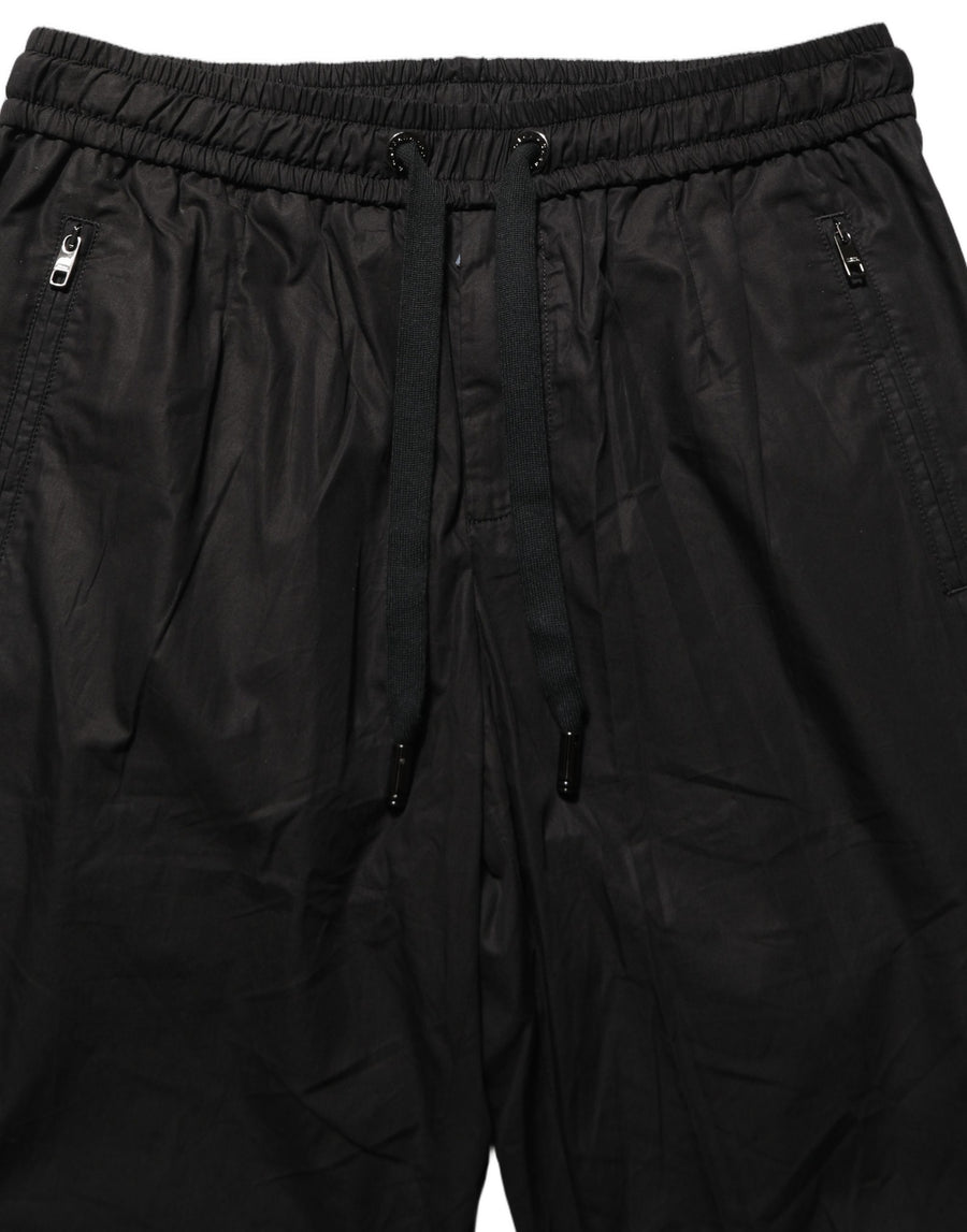 Dolce & Gabbana 100% Cotton joggers in black