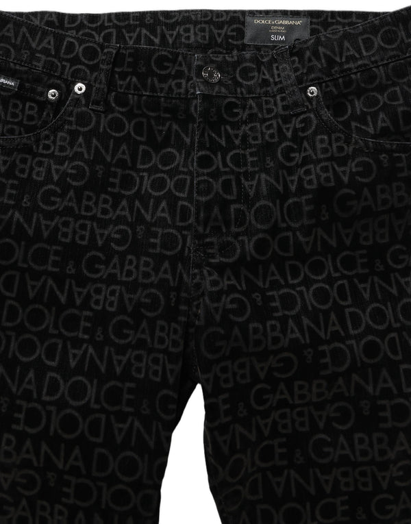 Dolce & Gabbana 97% Cotton 3% Elastane jeans in black