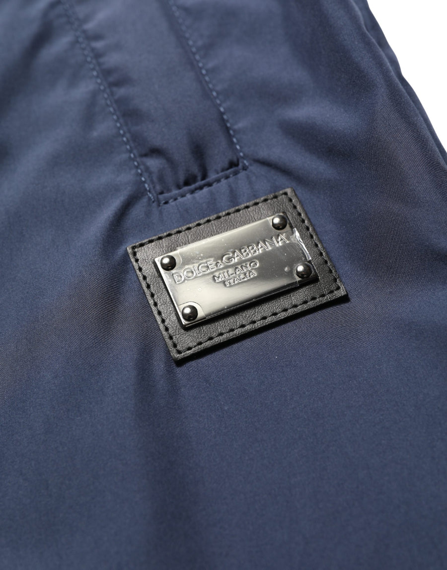 Dolce & Gabbana 100% Polyester joggers in navy