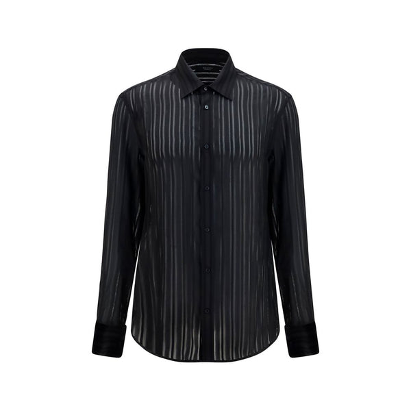 Gucci 100% Silk shirt in black