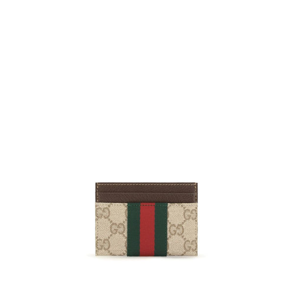 Gucci 45% Cotton card case in beige