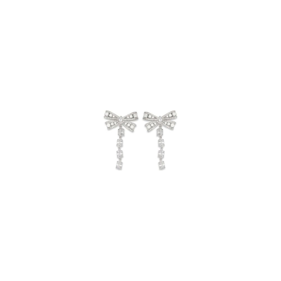 Self-Portrait 100% Brass earrings in silver