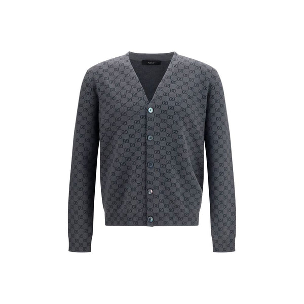 Gucci 51% Wool Ovis Aries cardigan in gray
