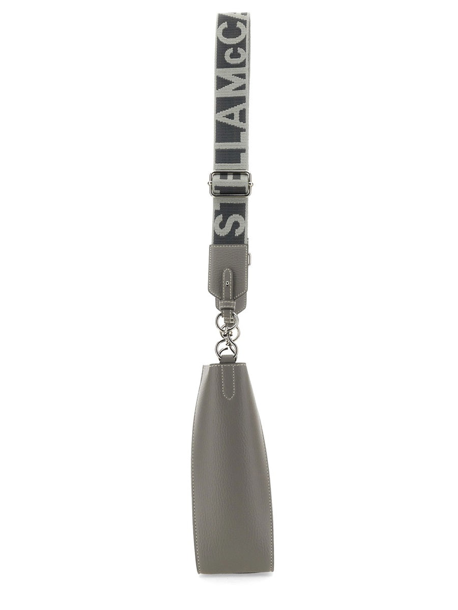 Shoulder Bag With Logo Grey