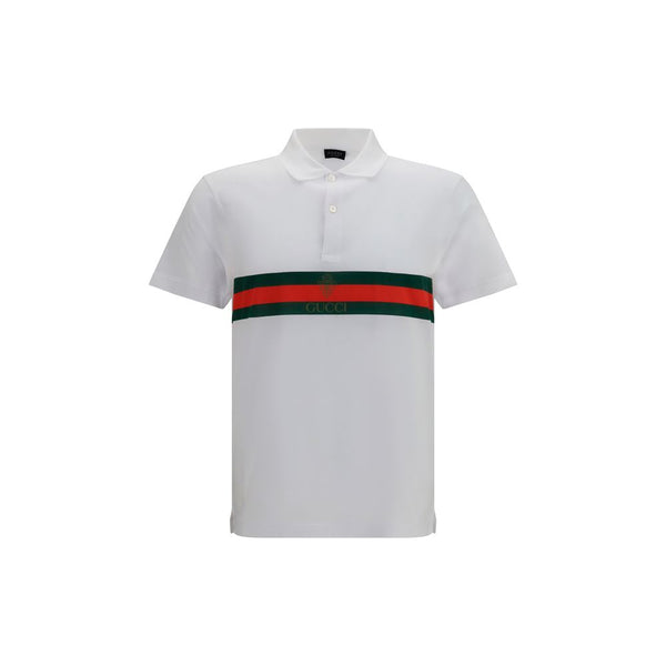 Gucci 100% Cotton polo shirt in white