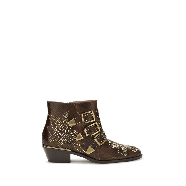 Chloé 100% Calf Leather Bos Taurus ankle boot in brown