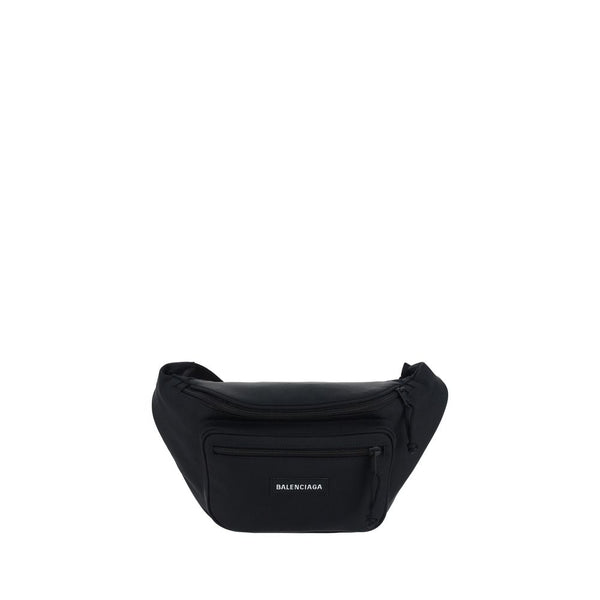 Balenciaga 95% Polyamide belt bag in black