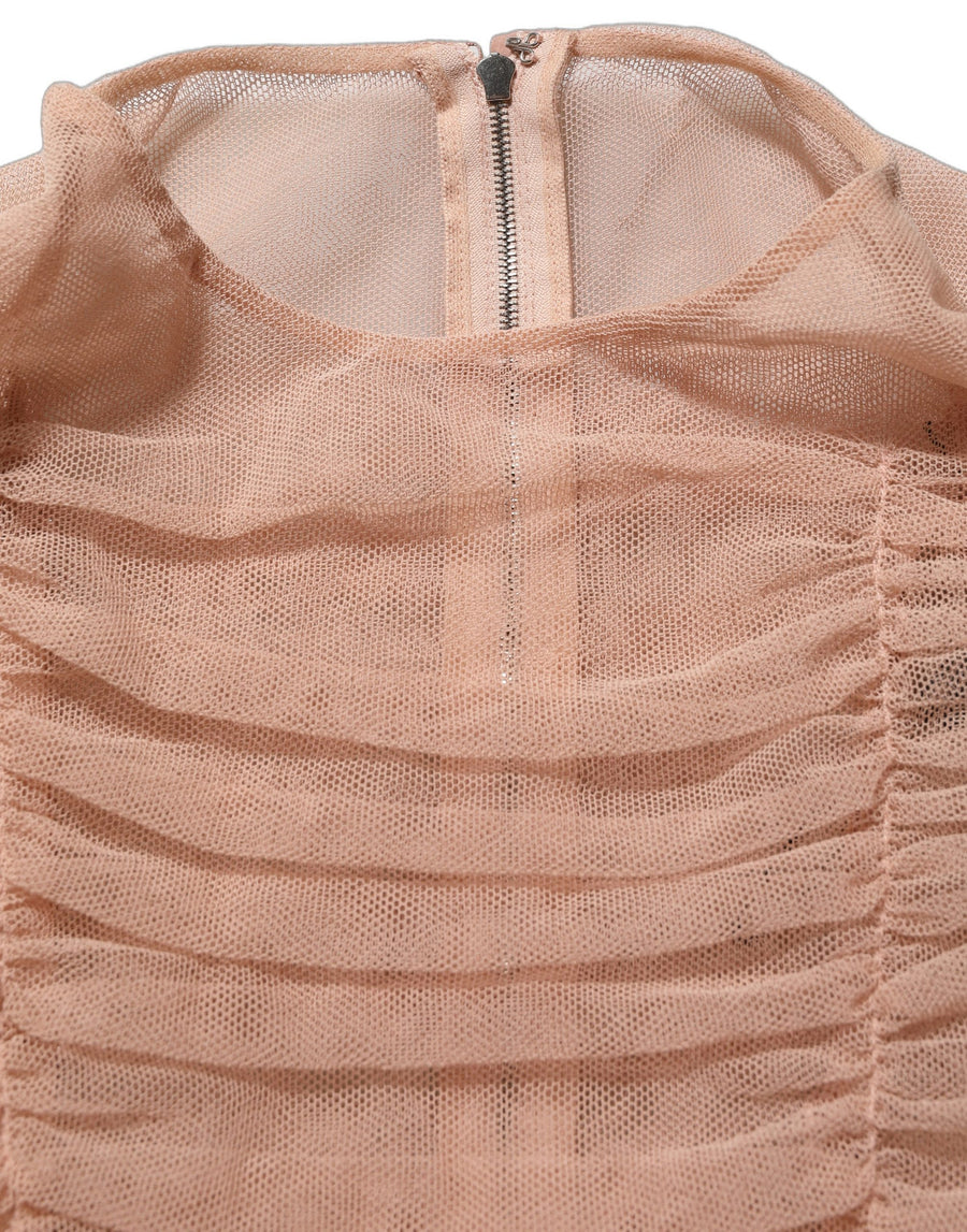 Dolce & Gabbana 53% Cotton dress in beige