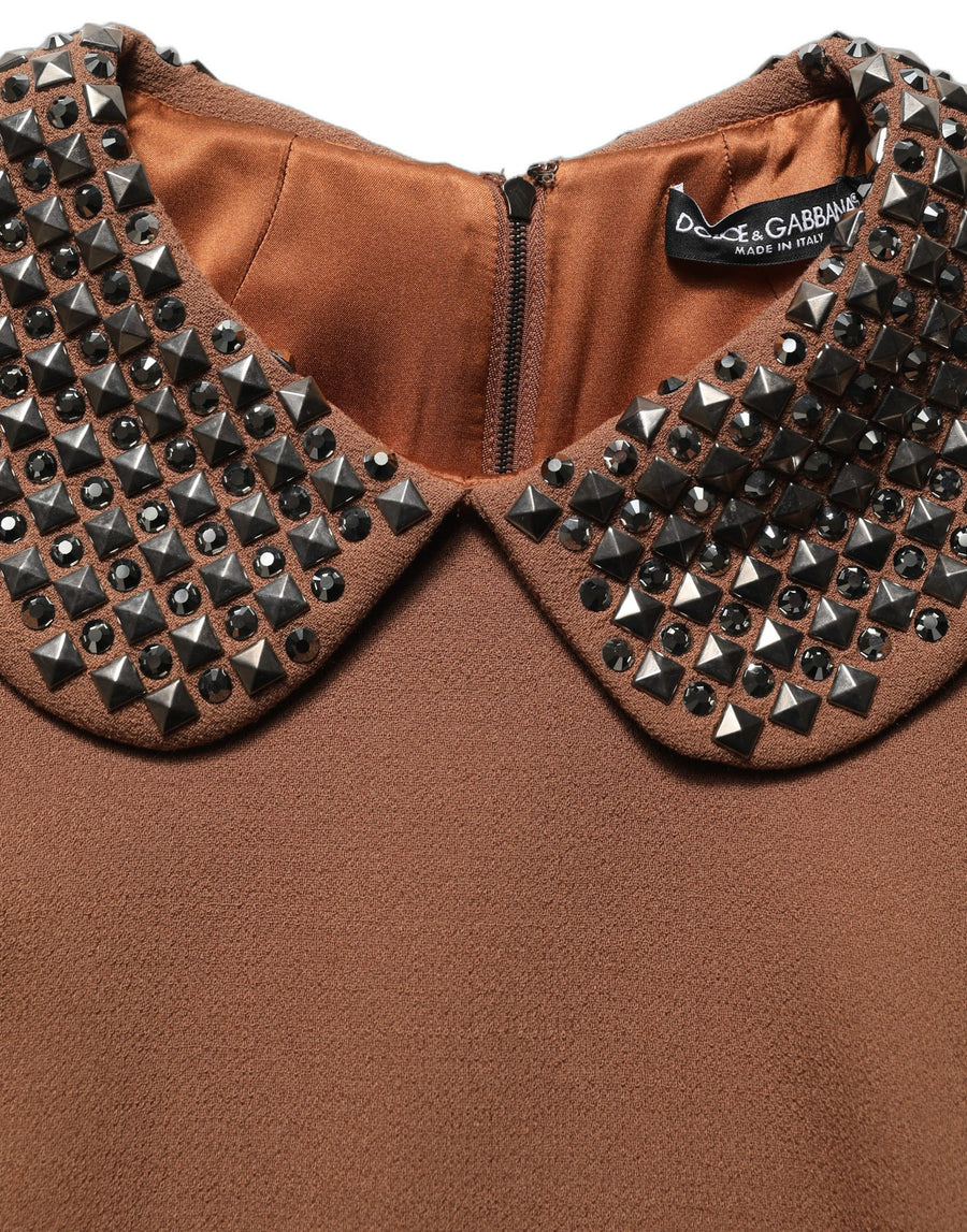 Dolce & Gabbana 69% Virgin Wool dress in brown