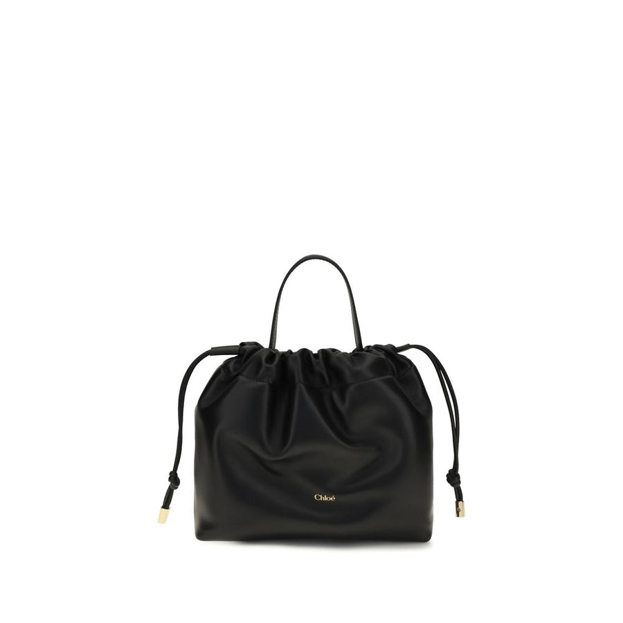 Chloé 100% lamb nappa shoulder bag in black