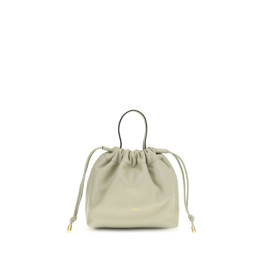 Chloé 100% Lamb Ovis Aries shoulder bag in gray