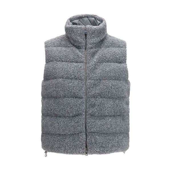 Herno Outer 100% Polyester vest in gray