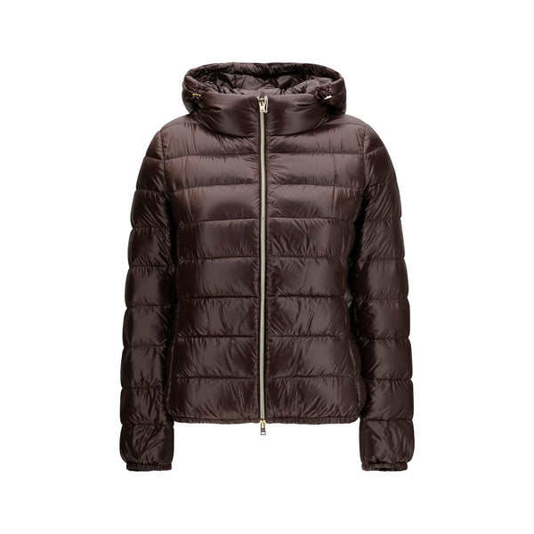 Herno 100% Polyamide down jacket in brown
