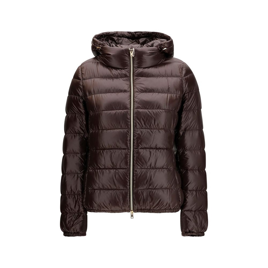 Herno 100% Polyamide down jacket in brown