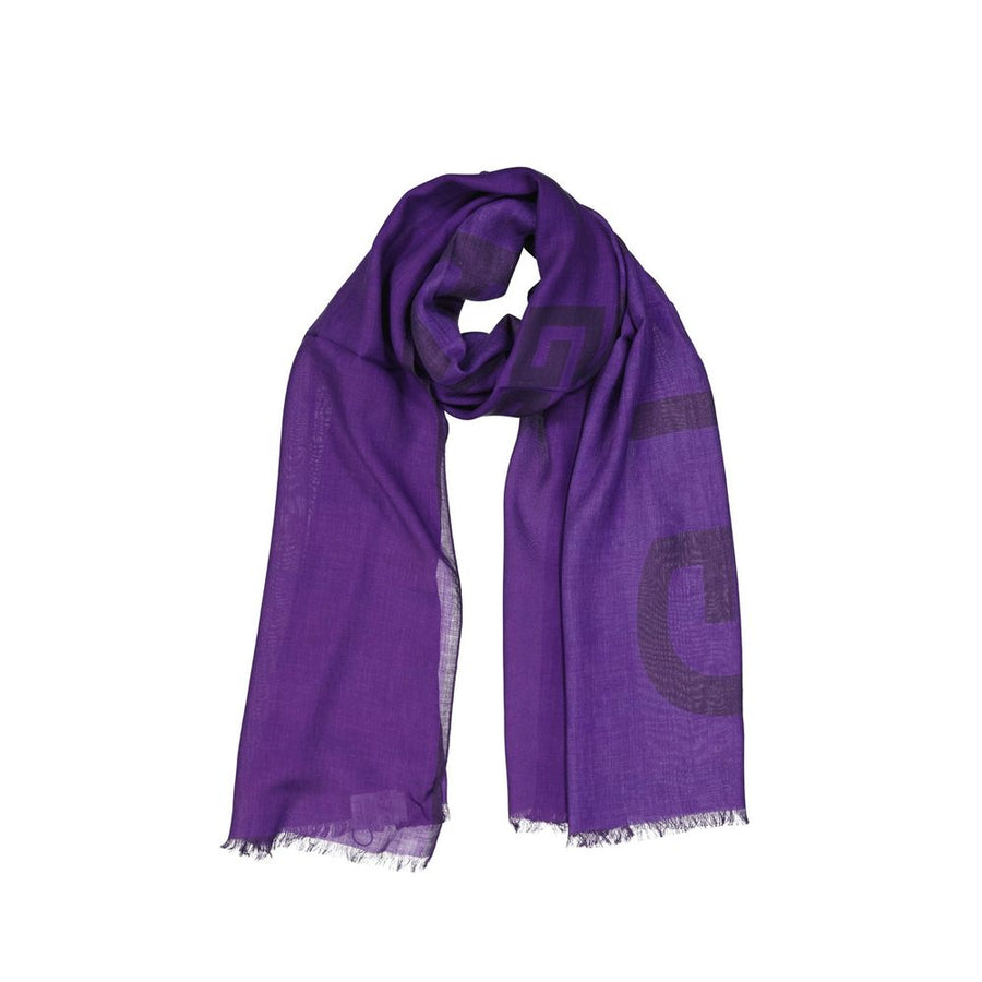 Givenchy 10% Cashmere 90% Modal scarf in purple
