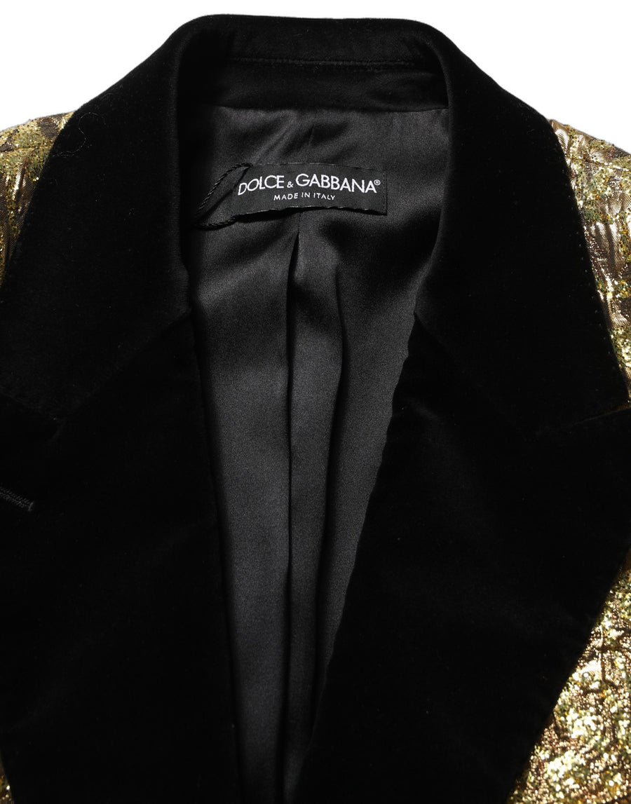 Dolce & Gabbana 45% Wool jacket in gold