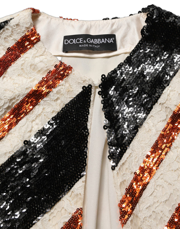 Dolce & Gabbana 37% Nylon 33% Cotton 30% Viscose (external) duster coat in multicolor