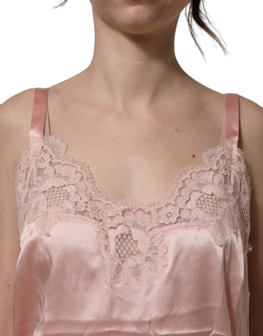 Dolce & Gabbana 12% Cotton tank top in pink