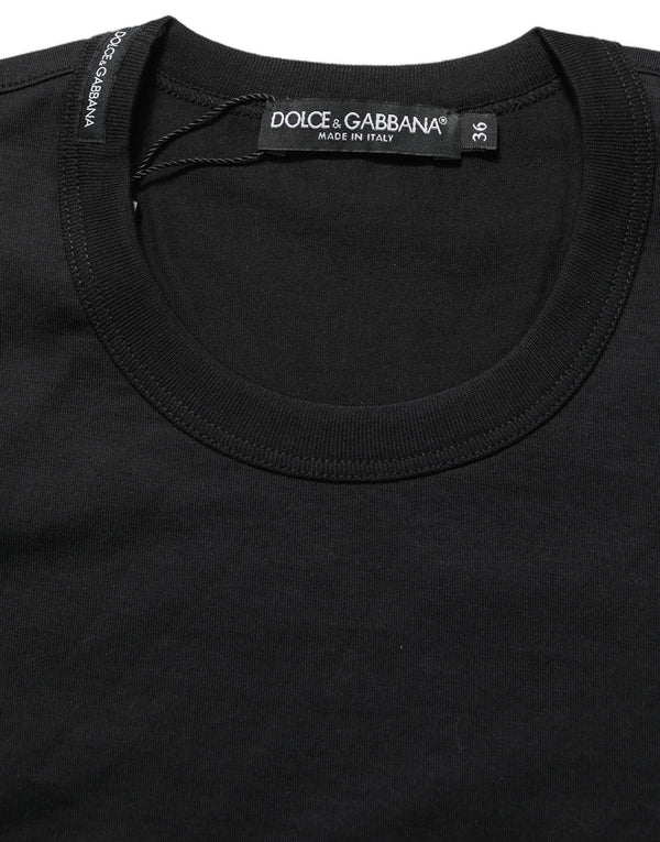 Dolce & Gabbana 100% Cotton t-shirt in black
