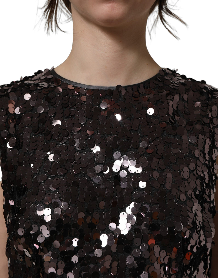 Dolce & Gabbana 100% Nylon; Lining: 92% Silk tank top in black