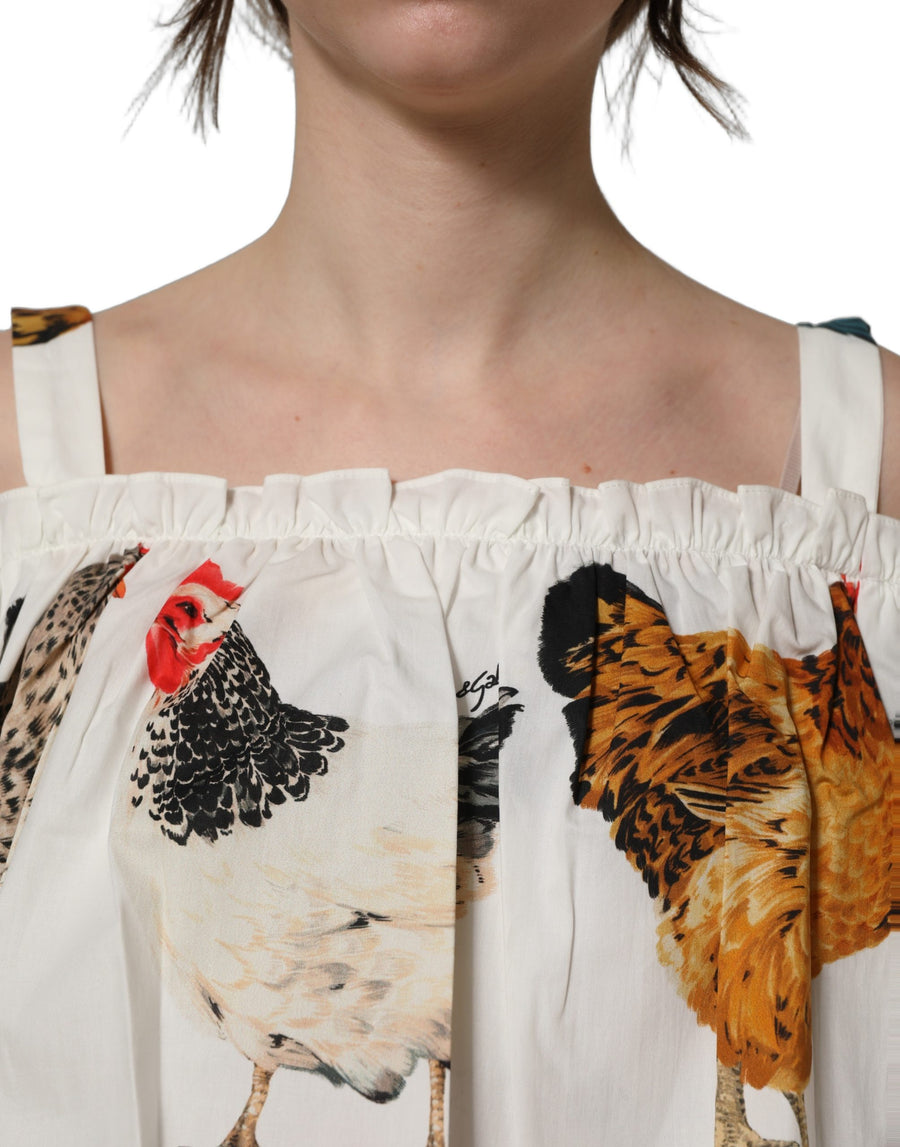 Dolce & Gabbana 100% Cotton blouse in white