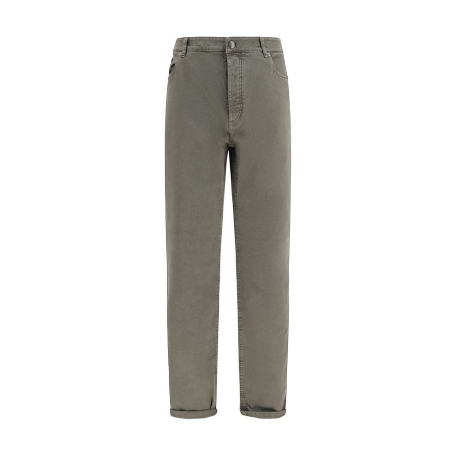 Brunello Cucinelli 99% Cotton jeans in gray