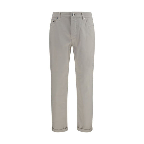 Brunello Cucinelli 99% Cotton jeans in white