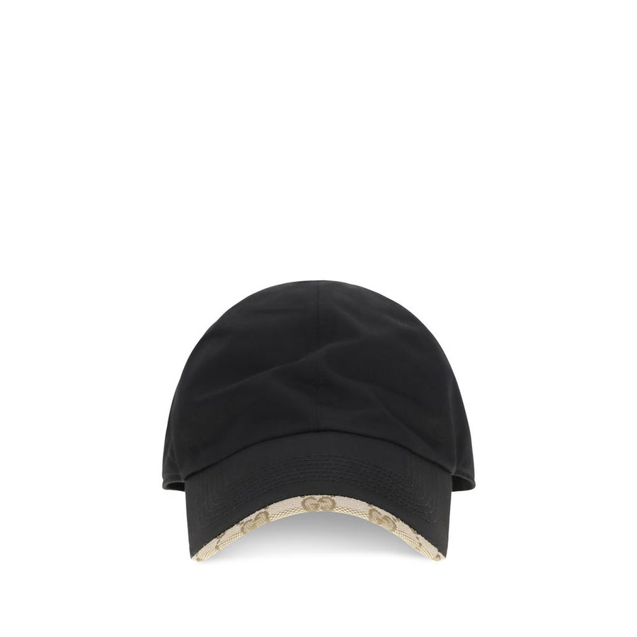 Gucci GU8756704HBJ91096BB 65% Cotton 35% Polyamide baseball cap in black