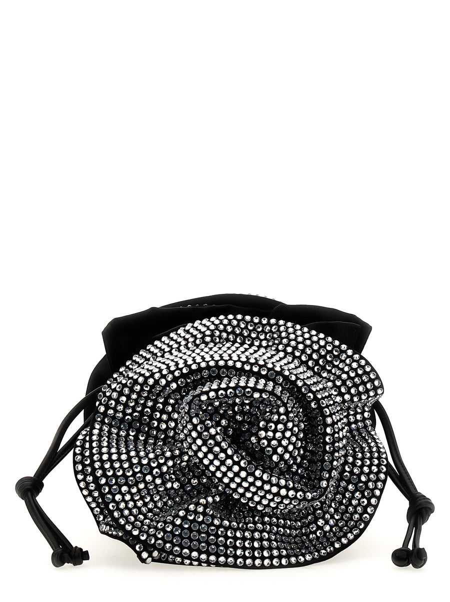 Magda Butrym 72% viscose crossbody bag in black