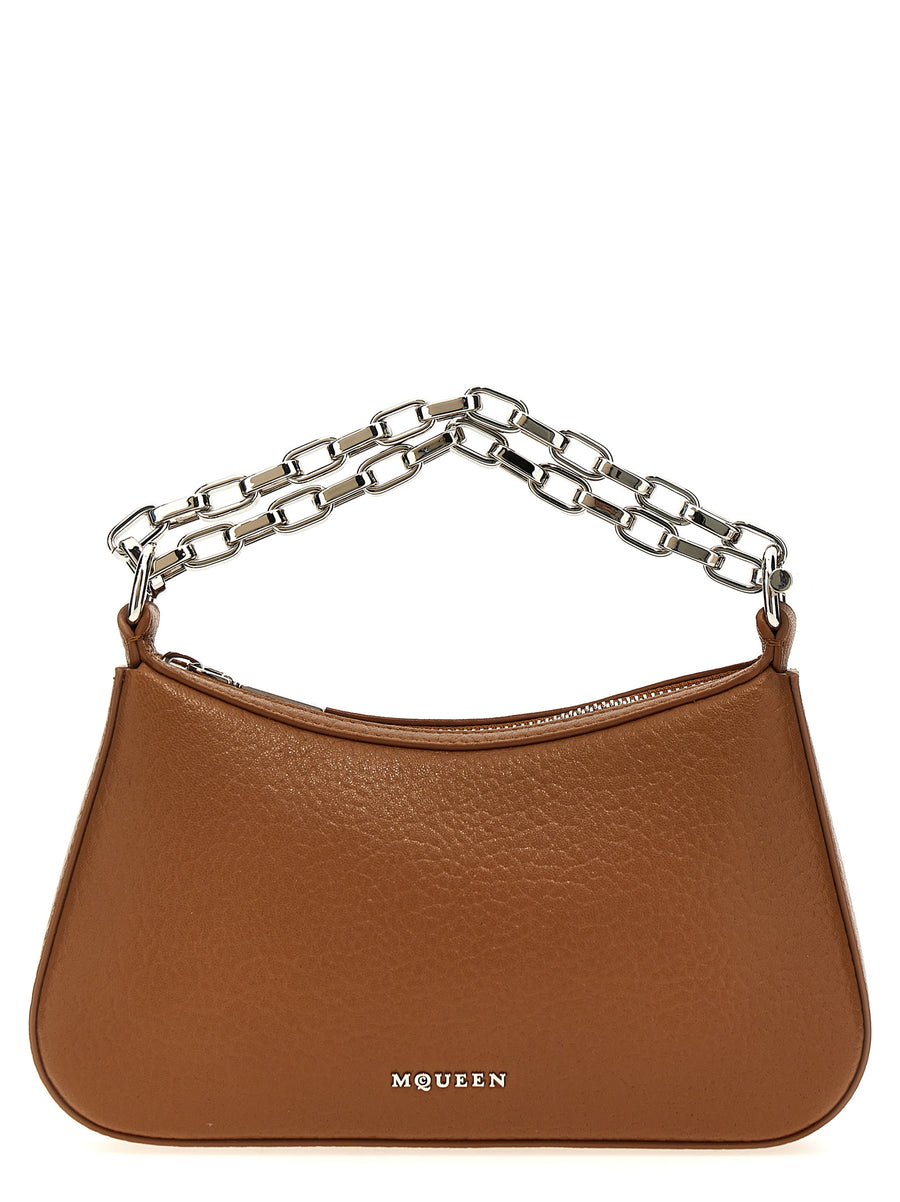 Alexander McQueen 100% Lamb Leather shoulder bag in brown