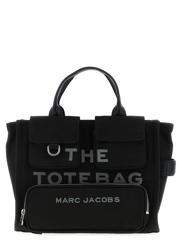 Marc Jacobs 100% cotton tote bag in black