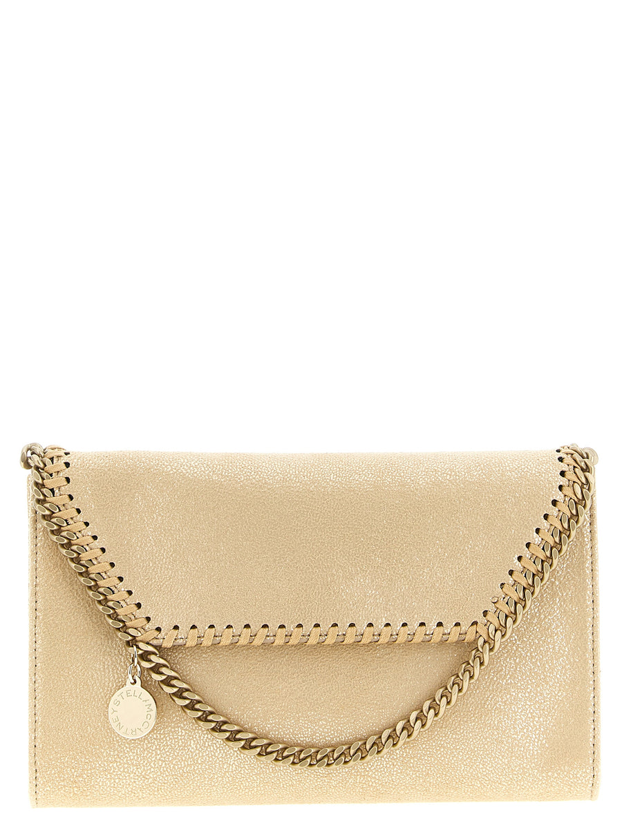 Stella McCartney 100% Polyester wallet in gold