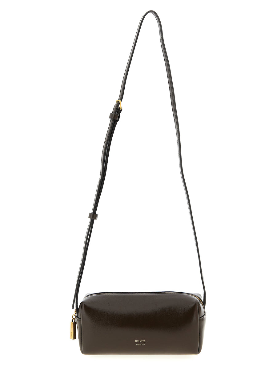 Khaite 100% Calfskin Leather crossbody bag in brown