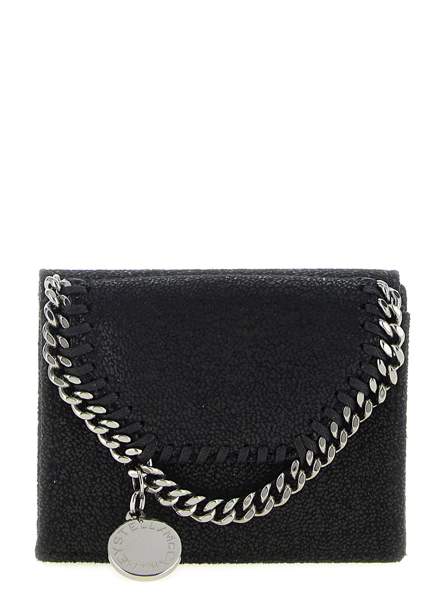 Stella McCartney 100% Polyester wallet in black