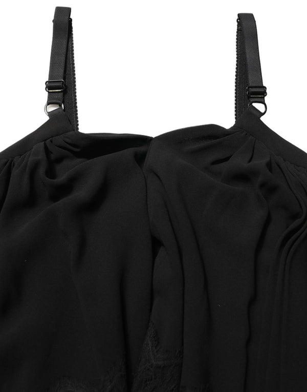 Dolce & Gabbana 100% Silk tank top in black