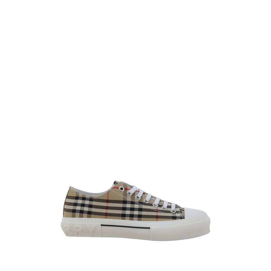 Burberry UPPER 99% Cotton low-top sneaker in brown
