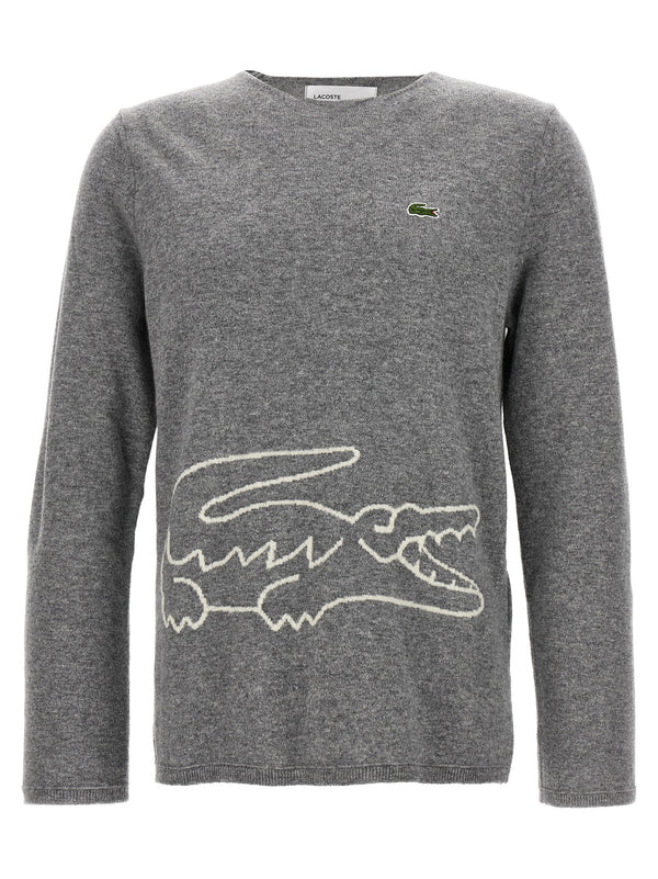 Comme des Garçons 100% Wool sweater in gray
