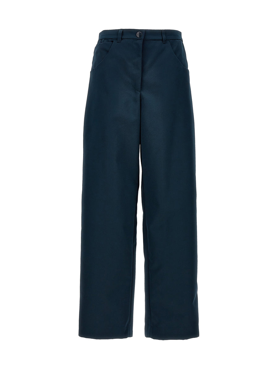 Etro 100% Polyester cargo pants in navy