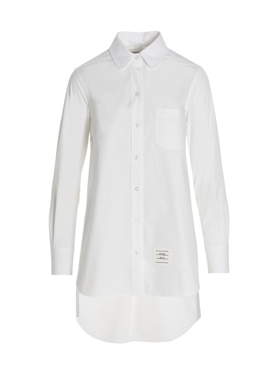 Thom Browne 100% cotton blouse in white
