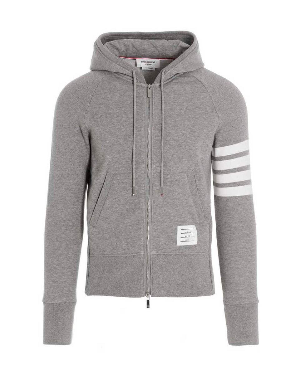 Thom Browne 100% Cotton hoodie in gray