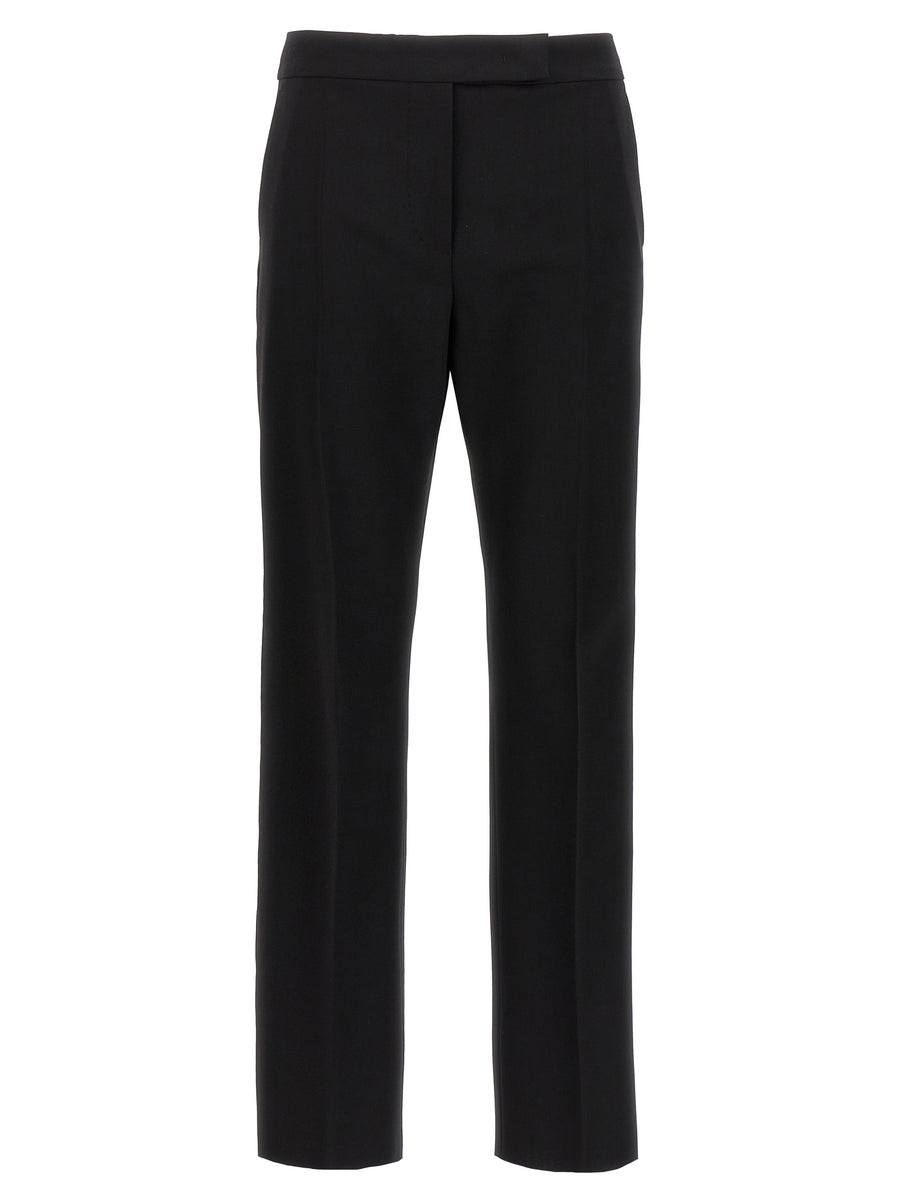 Max Mara 78% Wool trousers in black