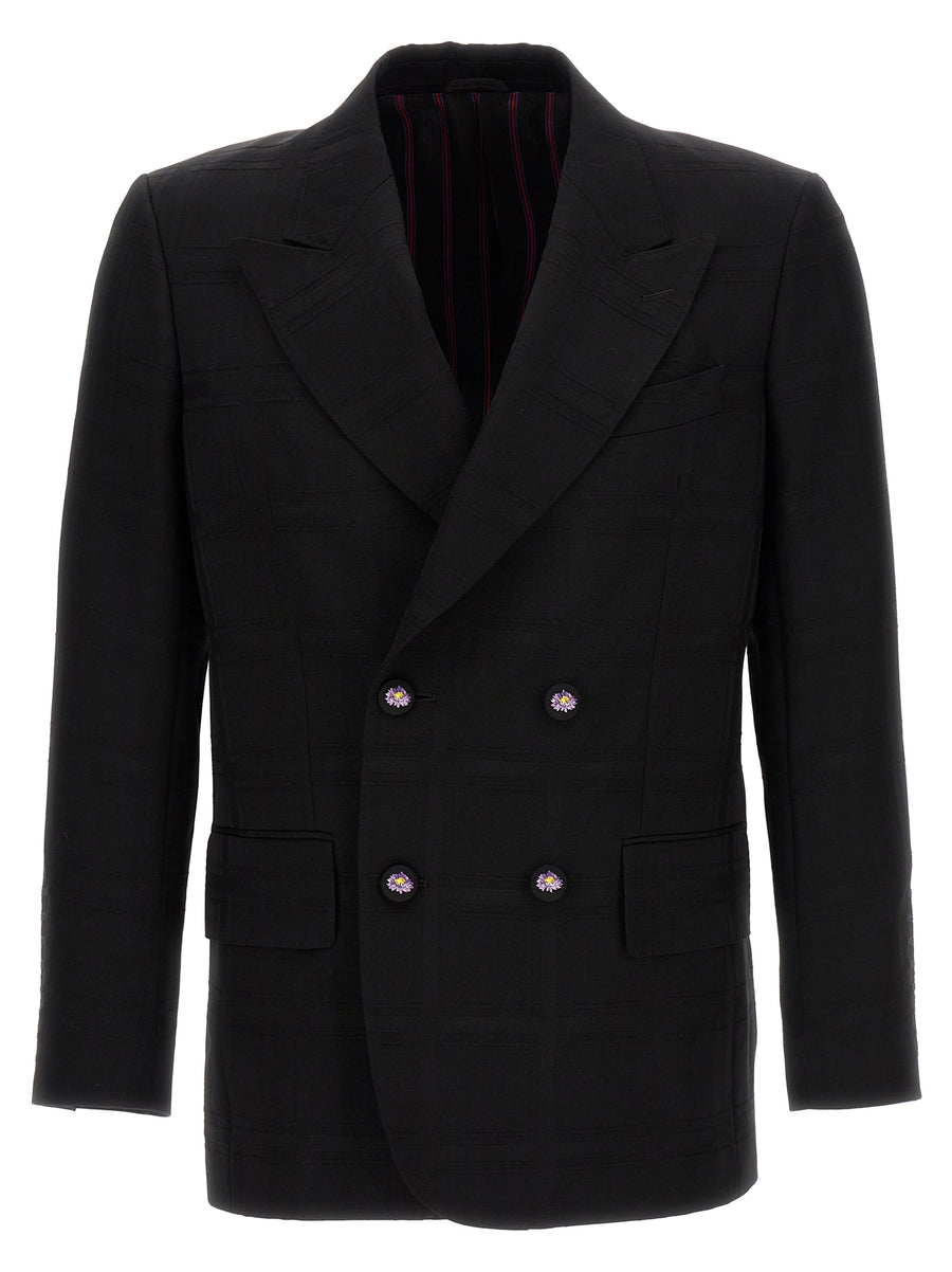 Etro 100% Virgin Wool blazer in black