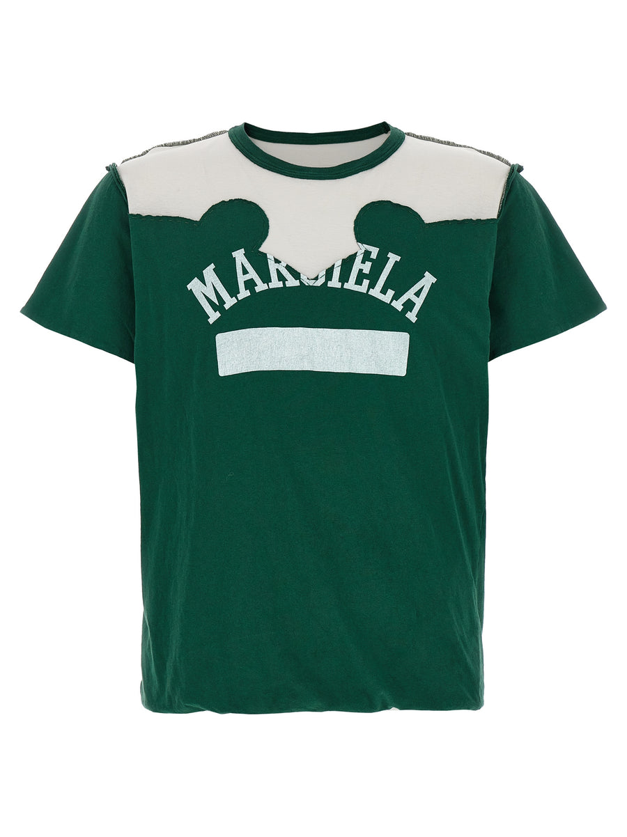 Maison Margiela 100% cotton t-shirt in green