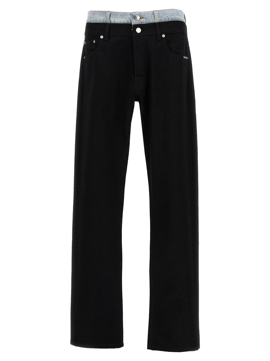 Vtmnts 100% cotton jeans in black