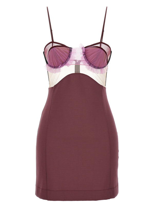 Nensi Dojaka 83% viscose dress in purple