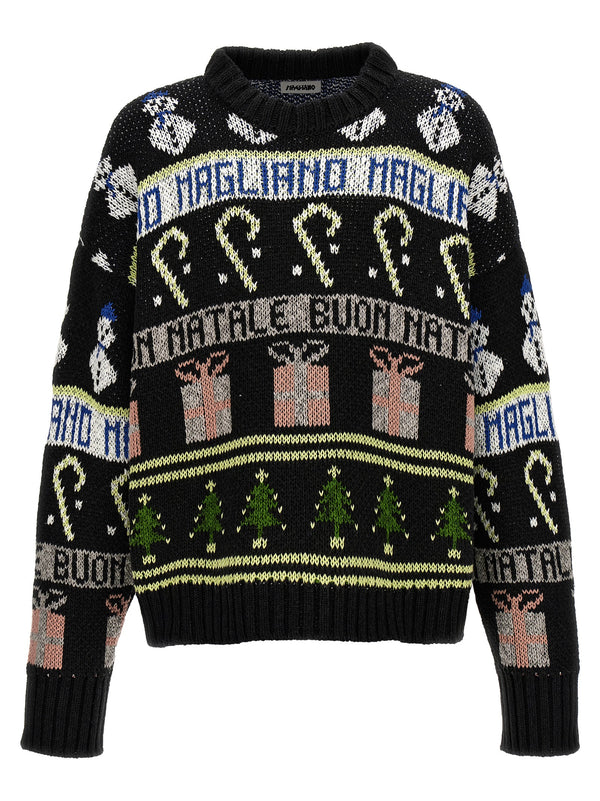 Magliano 50% cotton sweater in black