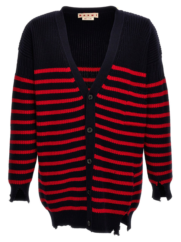 Marni 100% Virgin Wool cardigan in black