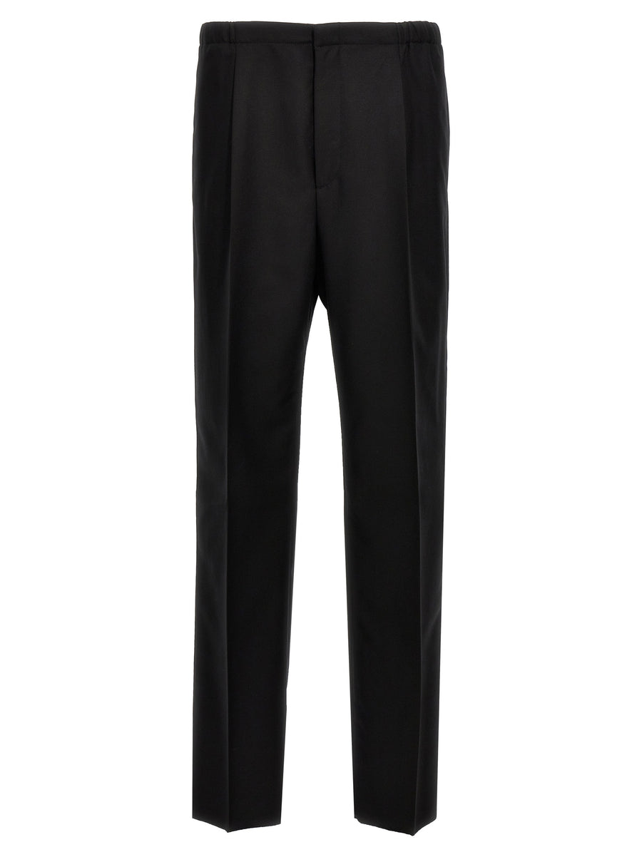 Fendi 100% Virgin Wool trousers in black