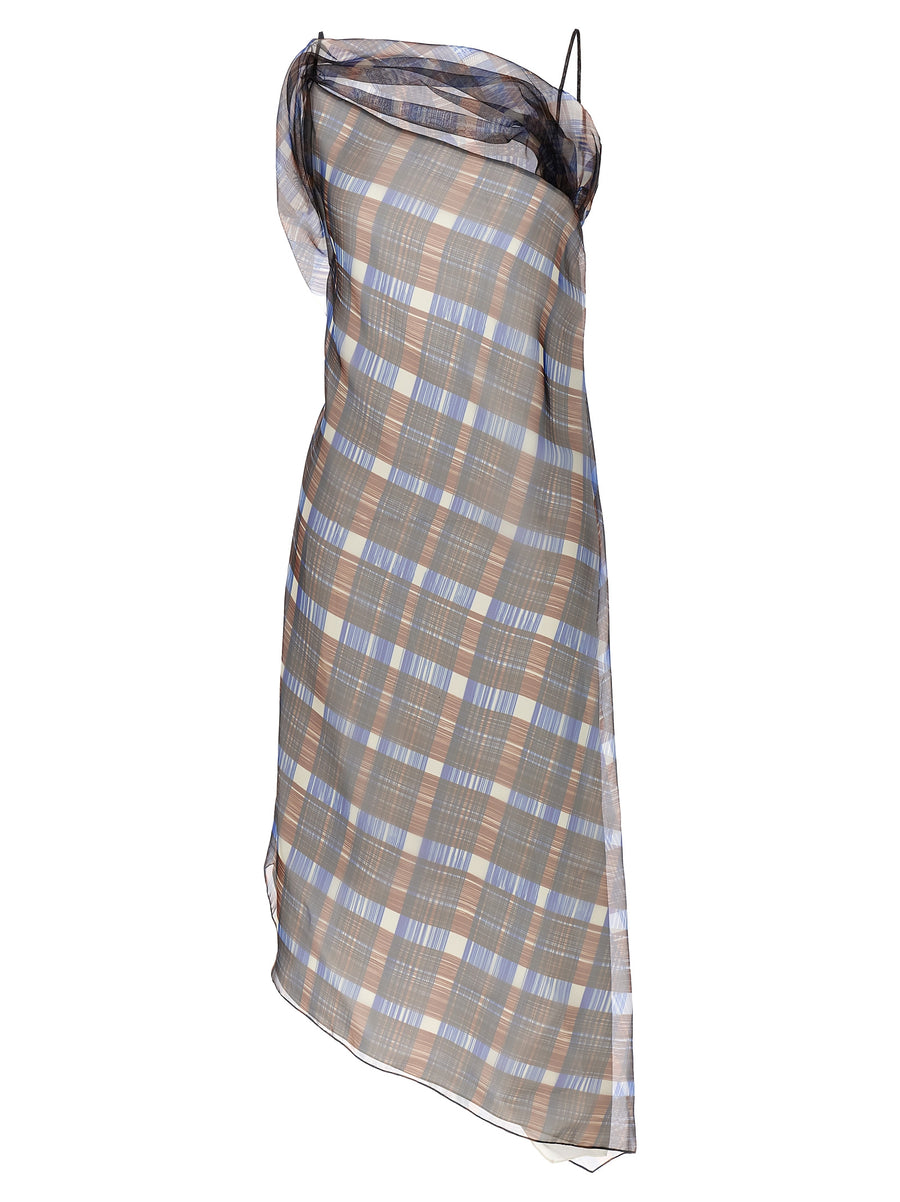 Ferragamo 100% Polyester dress in multicolor