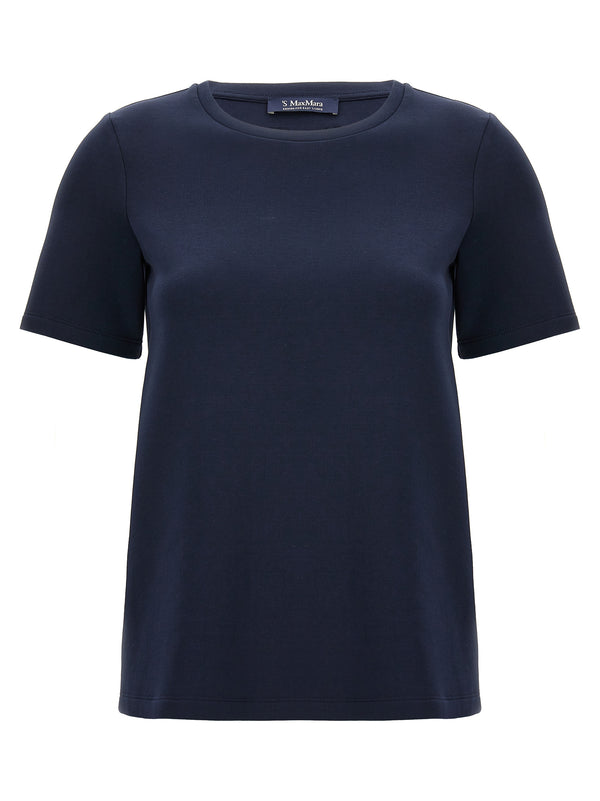 'S Max Mara 78% cotton t-shirt in navy